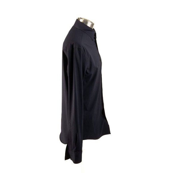 ZARA Mens Shirt Dark Blue Regular‎ Fit Long Sleeve Button Up Collared Size M - Picture 3 of 9